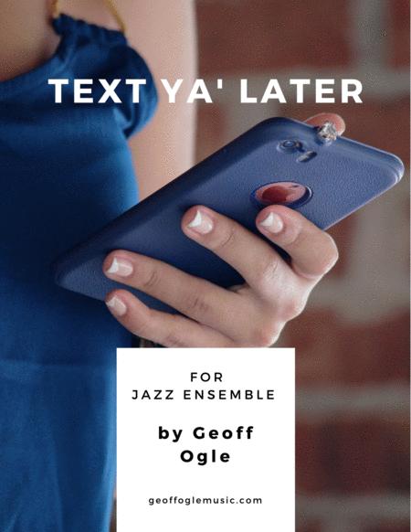 Free Sheet Music Text Ya Later