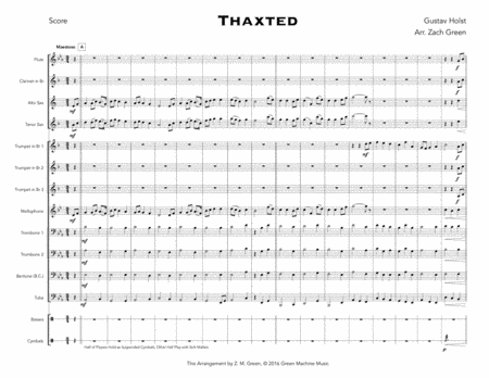 Free Sheet Music Thaxted Hymn From Holsts Jupiter