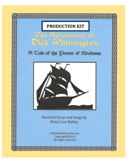 The Adventures Of Dick Whittington Production Kit Sheet Music