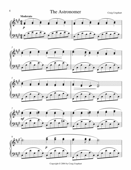 Free Sheet Music The Astronomer