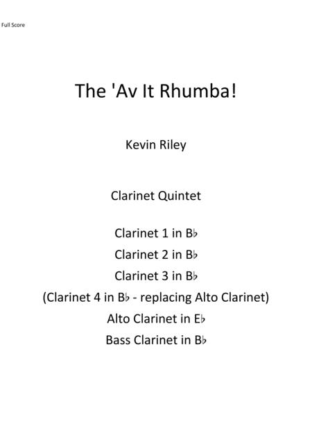 Free Sheet Music The Av It Rhumba