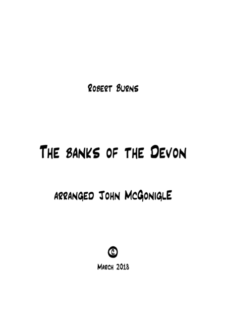 Free Sheet Music The Banks Of The Devon