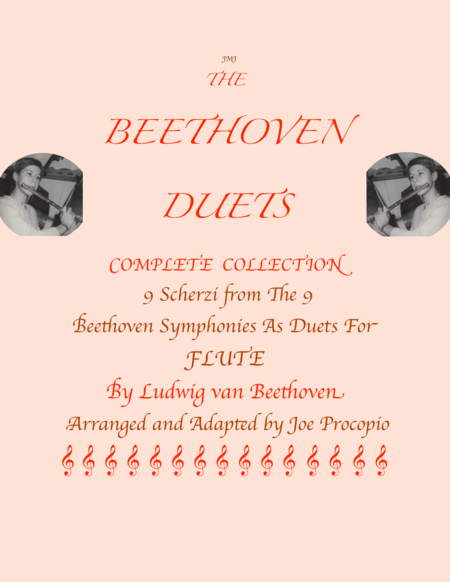 Free Sheet Music The Beethoven Duets For Flute Complete Collection All 9 Scherzi