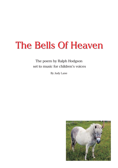 Free Sheet Music The Bells Of Heaven Famous Poem Set To Music For Children To Sing