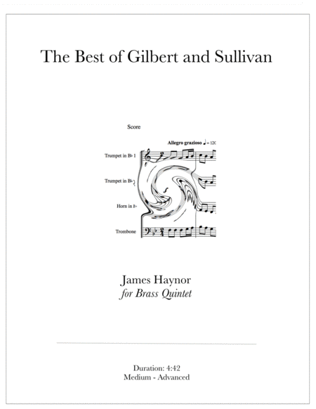 Free Sheet Music The Best Of Gilbert And Sullivan