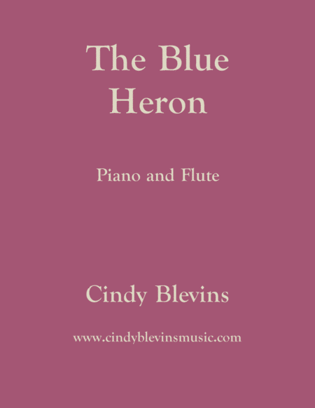 Free Sheet Music The Blue Heron For Piano And Flute