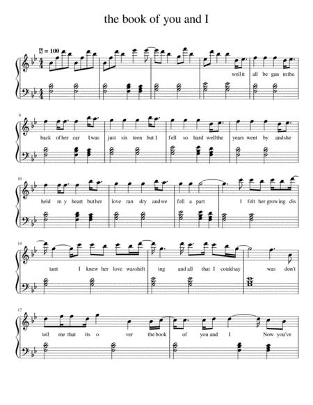 The Book Of You I Alec Benjamin Sheet Music