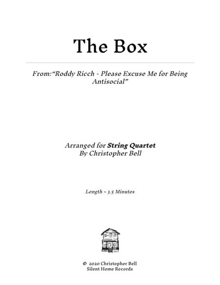 Free Sheet Music The Box String Quartet