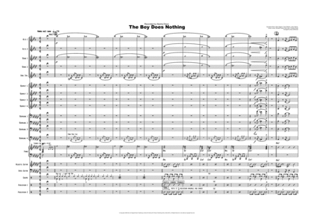 The Boy Does Nothing Female Vocal And Big Band Key Of Ebm Sheet Music