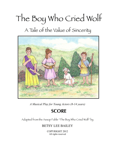 The Boy Who Cried Wolf Piano Vocal Score Sheet Music