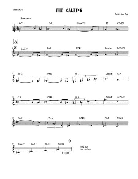 Free Sheet Music The Calling