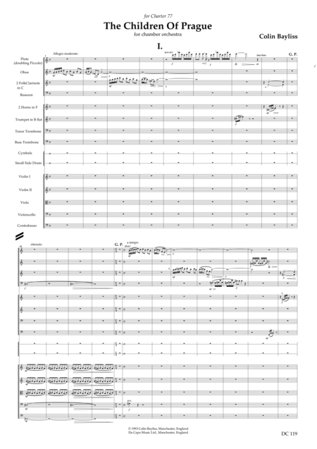 The Children Of Prague Chamber Symphony Score Only Sheet Music