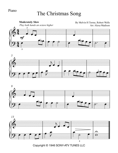 The Christmas Song Primer Sheet Music