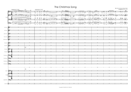 Free Sheet Music The Christmas Song Ssaa With Big Band