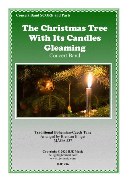 The Christmas Tree With Its Candles Gleaming Concert Band Sheet Music