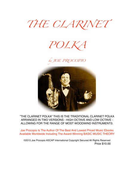 Free Sheet Music The Clarinet Polka