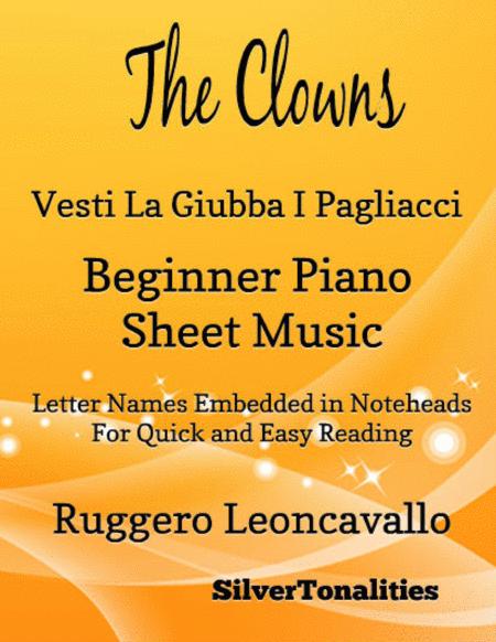 Free Sheet Music The Clowns Beginner Piano Sheet Music