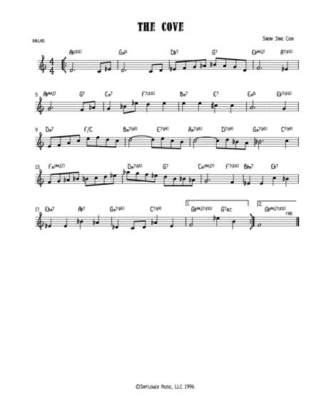 Free Sheet Music The Cove