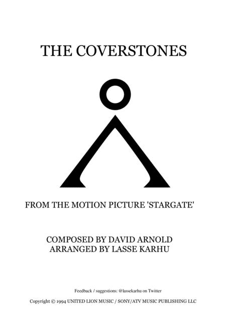 The Coverstones From The Motion Picture Stargate Sheet Music