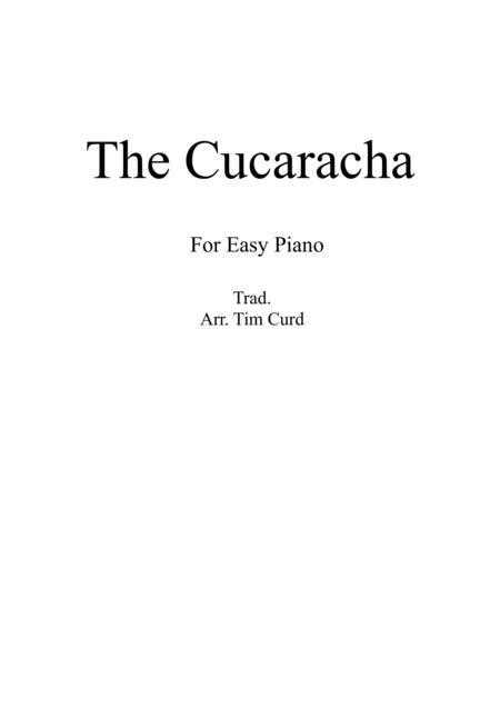 The Cucaracha For Easy Piano Sheet Music