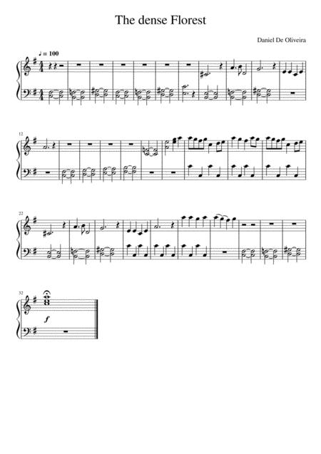 The Dense Florest Sheet Music