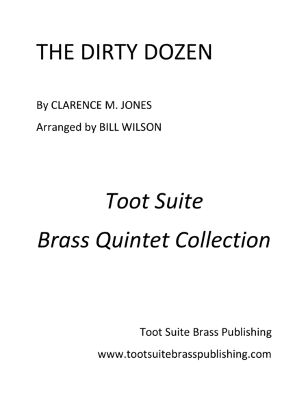 Free Sheet Music The Dirty Dozen