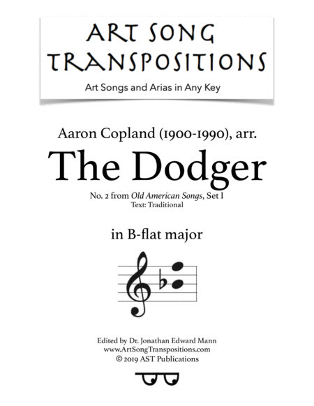 The Dodger B Flat Major Sheet Music