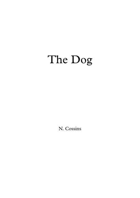 The Dog N Cossins Original Orchestral Composition Sheet Music