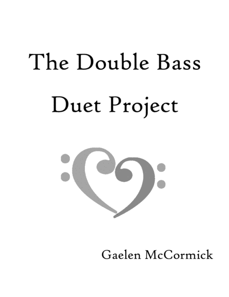The Double Bass Duet Project Sheet Music
