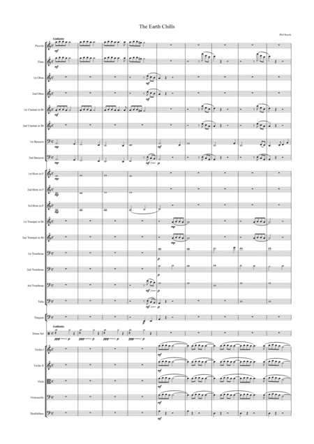 Free Sheet Music The Earth Chills