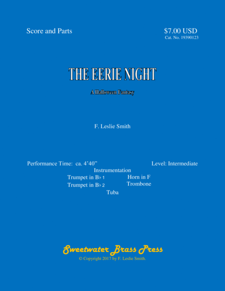 Free Sheet Music The Eerie Night