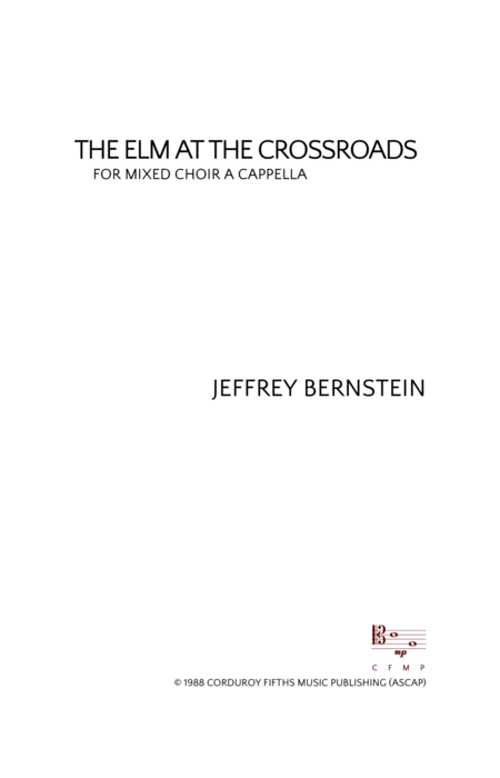 The Elm At The Crossroads Sheet Music