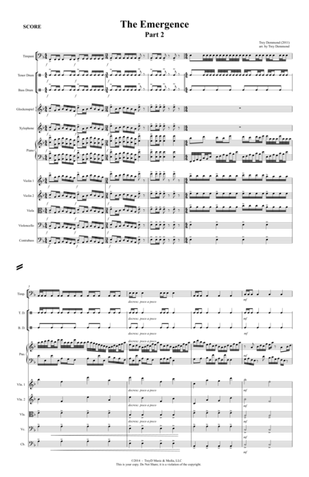 The Emergence Part 2 Sheet Music