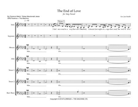 The End Of Love Sheet Music