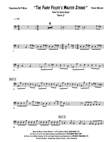 The Fairy Fellers Master Stroke Bass Guitar Sheet Music