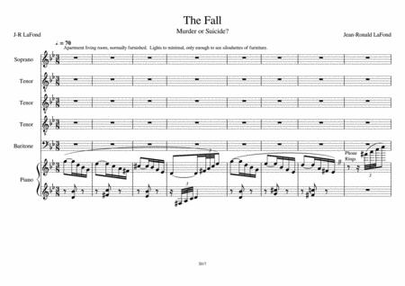 Free Sheet Music The Fall A 10 Minute Opera