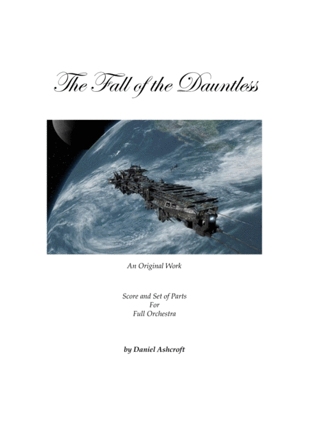 The Fall Of The Dauntless Score And Parts Sheet Music