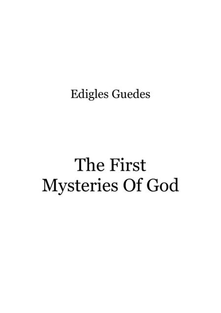 Free Sheet Music The First Mysteries Of God