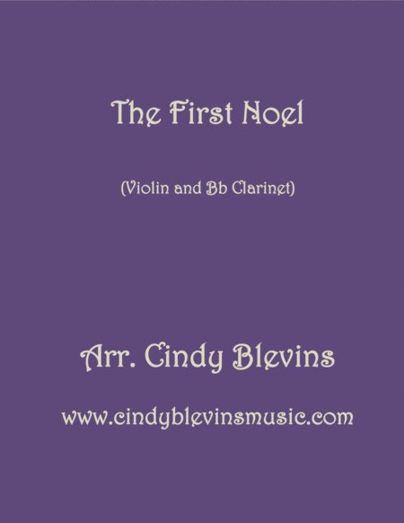 The First Noel Arranged For Violin And Bb Clarinet Sheet Music