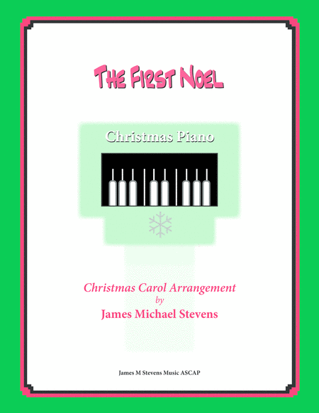 The First Noel Christmas Piano Sheet Music