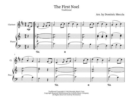 The First Noel Clarinet And Piano Sheet Music