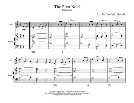 Free Sheet Music The First Noel Flute And Piano