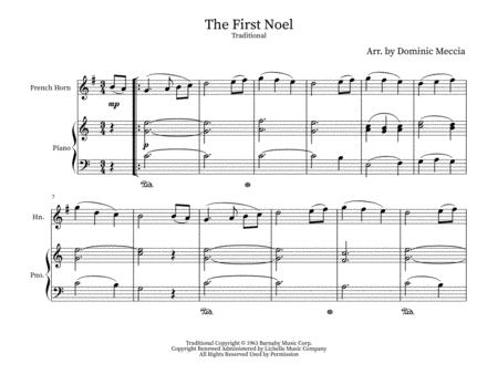 The First Noel French Horn And Piano Sheet Music