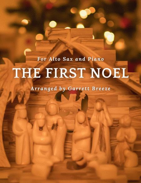 The First Noel Solo Alto Sax Piano Sheet Music