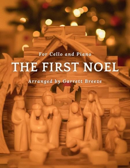 Free Sheet Music The First Noel Solo Cello Piano