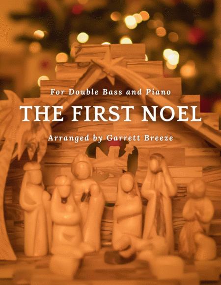 The First Noel Solo Double Bass Piano Sheet Music