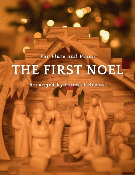 The First Noel Solo Flute Piano Sheet Music