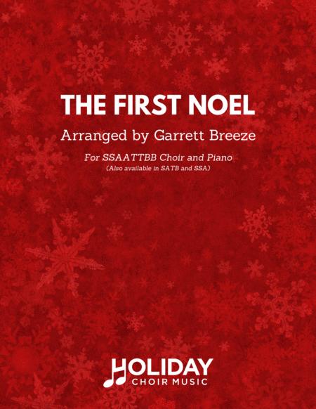 Free Sheet Music The First Noel Ssaattbb