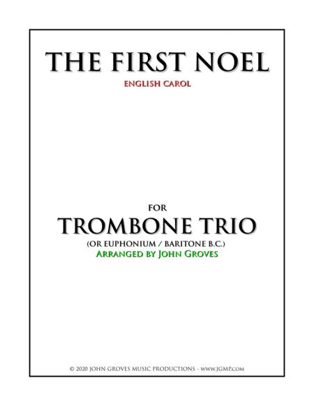 The First Noel Trombone Trio Sheet Music