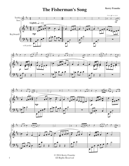 Free Sheet Music The Fishermans Song